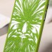 iPhone SE 5 5s - Carved Face Pattern Matte PC Hard Protective Cover Case - Green